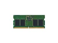 Kingston - DDR5 - sett - 16 GB: 2 x 8 GB - SO DIMM 262-pin - 5200 MHz / PC5-41600 - CL42 - 1.1 V - ikke-bufret - on-die ECC KCP552SS6K2-16