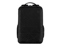 Dell Essential Backpack 15 - Notebookryggsekk - 15" - svart reflektiv utskrift med opphumpet tekstur - 3 Years Basic Hardware Warranty ES-BP-15-20