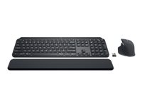 Logitech MX Keys Combo for Business - Tastatur- og mussett - bakbelysning - trådløs - Bluetooth LE - QWERTY - Pan Nordic - grafitt 920-010931