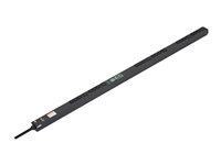 APC EasyPDU EPDU1216MBO - Strømfordelerenhet (kan monteres i rack) - målt ved uttak - AC 400 V - 11 kW - 11000 VA - 3-faset - Ethernet 10/100, RS-485, serial - inngang: IEC 60309 3P+N+PE - utgangskontakter: 24 (6 x IEC 60320 C19, 18 x IEC 60320 C13) - 0U - 3 m kabel - svart EPDU1216MBO