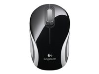 Logitech M187 - Mus - optisk - trådløs - 2.4 GHz - USB trådløs mottaker - svart 910-002731