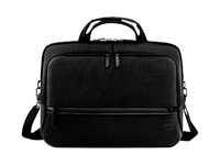 Dell Premier Briefcase 15 - Notebookbæreveske - 15" - svart med metallogo - 3 Years Basic Hardware Warranty PE-BC-15-20