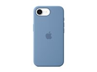 Apple - Baksidedeksel for mobiltelefon - silikon - vinterblå - for iPhone 16e MD3Q4ZM/A